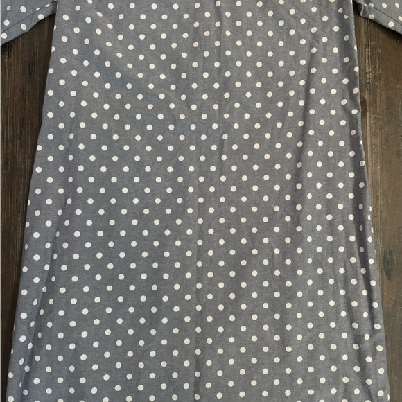 Twenty Second Polka Dot Midi Dress - Gray and White - Picture 2 of 7